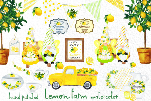 Brighten Your Projects with Lemon Decor Clipart