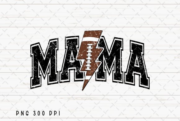 Football Mama Distressed Lightning Bolt: Beyond the Sideline