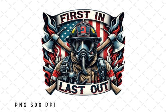 Honoring Service: Using the Firefighter Fireman American USA Flag Graphic