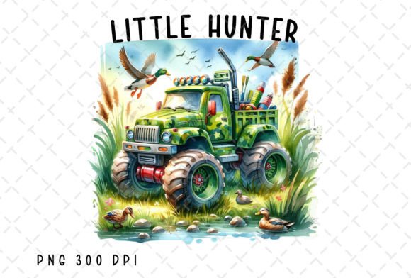 Little Hunter Truck Duck Hunting PNG: A Designer's Field Guide
