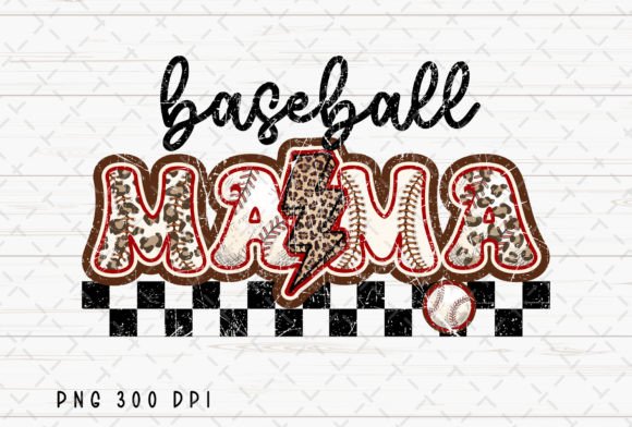 Retro Baseball Mama Leopard Checker PNG: A Designer’s Playbook