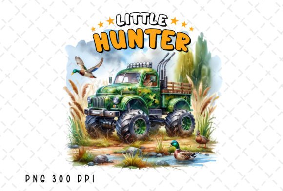 The Allure of the Little Hunter Duck Hunting Truck PNG