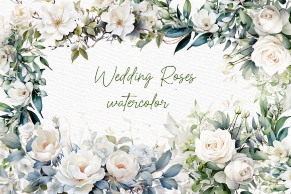 White Roses Clipart Watercolor: A Designer's Secret Weapon